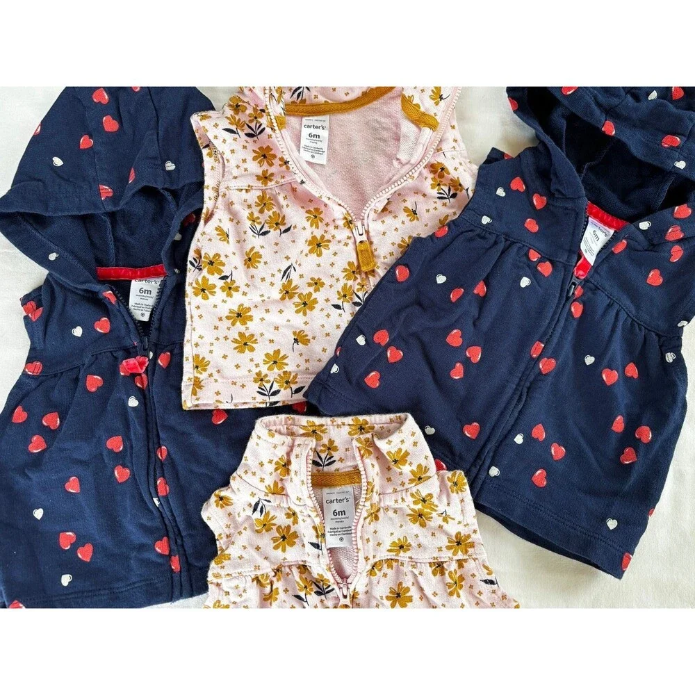 Carter’s Vests Bundle 6Ms